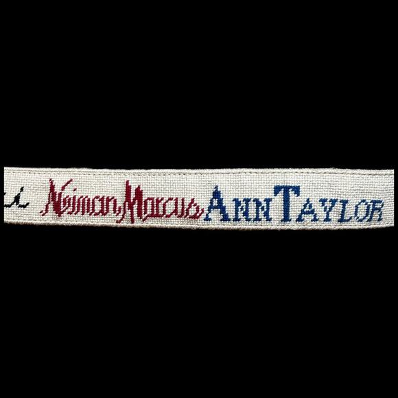 L. Insko Winchester Kentucky Custom Brown Women's Leather Needlepoint Belt - Picture 9 of 10